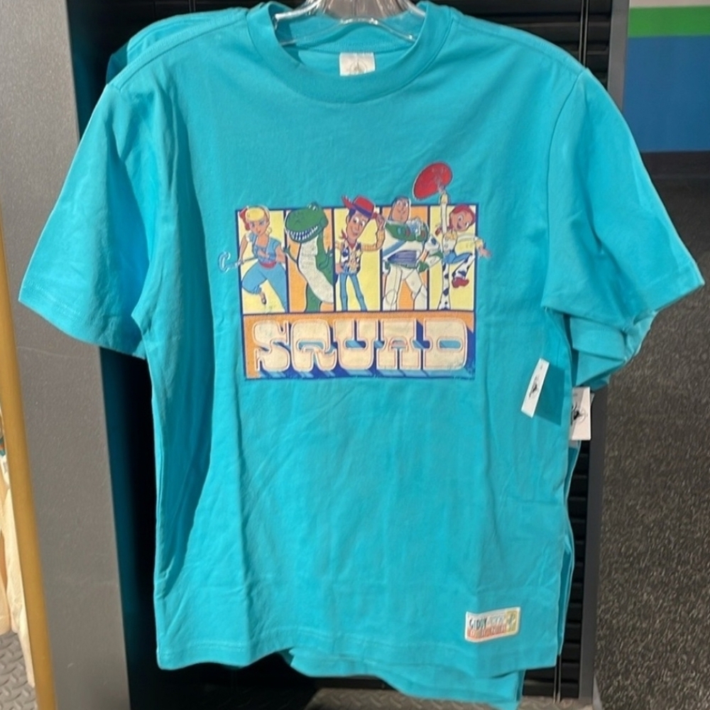 DisneyParks California Adventure Pixar Toy Story Squad Adult Tshirt Size L NWT